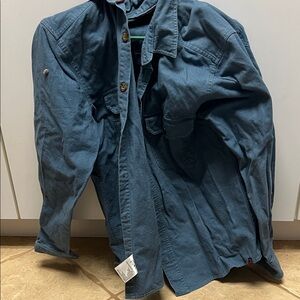 Woolrich Men's Slate Blue Military Field Jacket